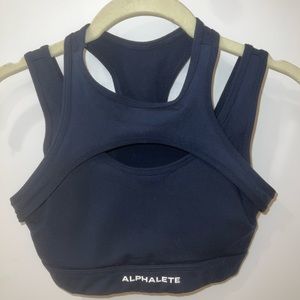 MOVING SALE Alphalete Bra Navy Blue XS